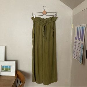 Back Beat Co Tencel Paperbag Pants